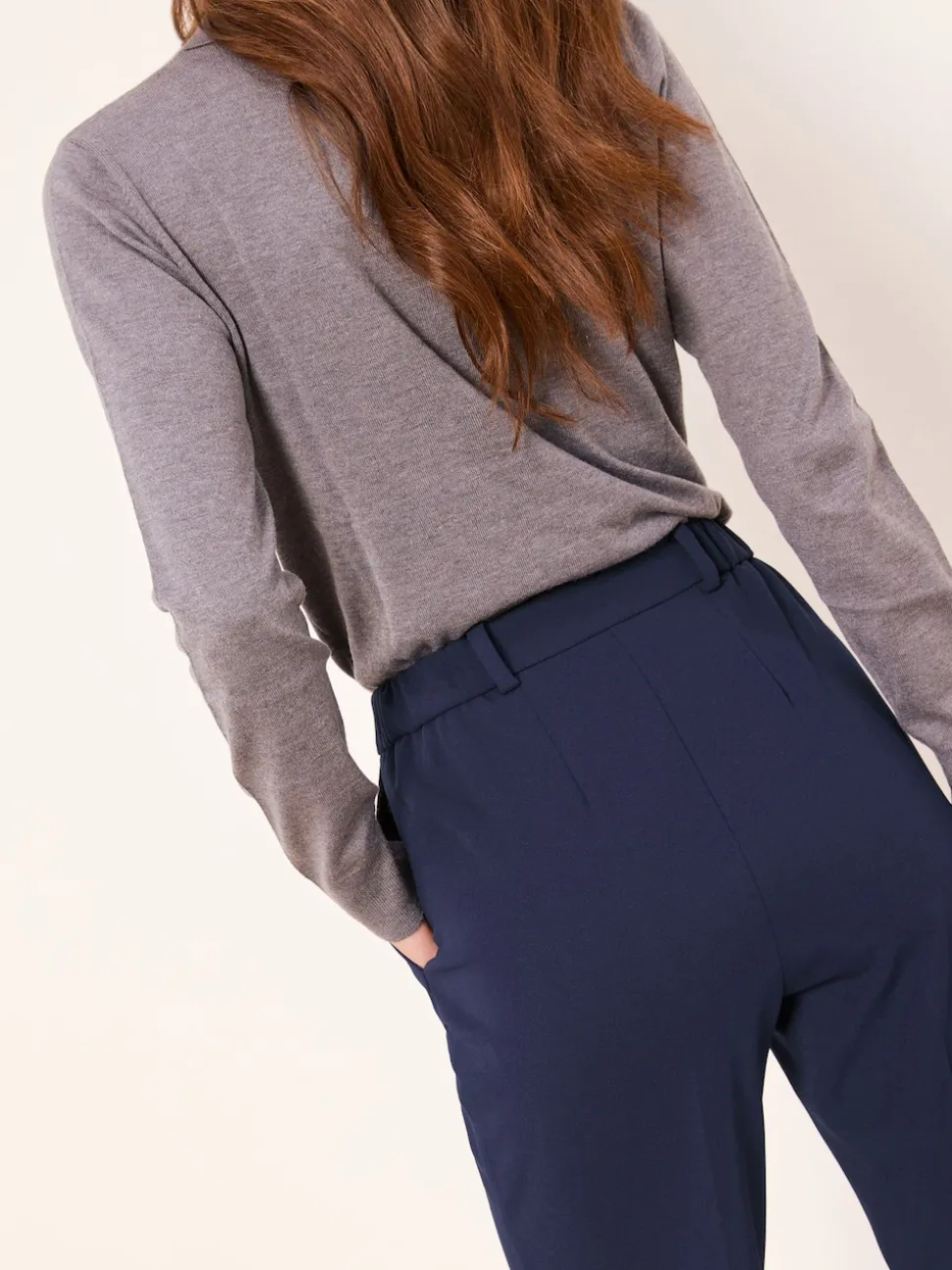 Bleu marine - Pantalon Lipsy fuselé sur mesure