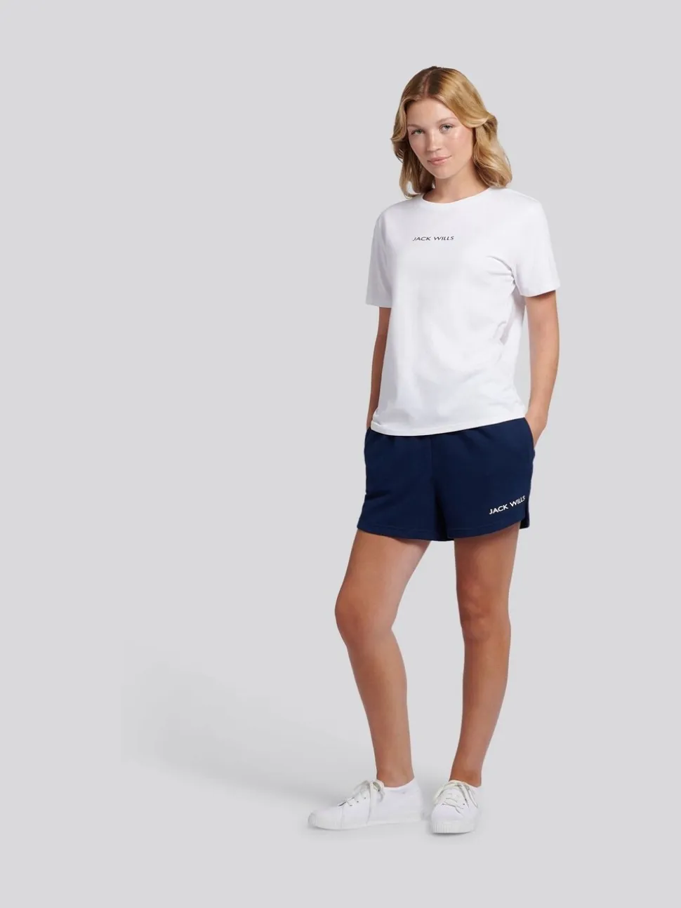 Bleu marine - Short Jack Wills Stuckton LB