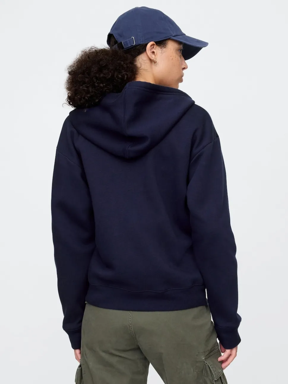 Bleu marine - Sweat à capuche Gap avec logo