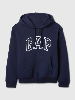 Bleu marine - Sweat à capuche Gap avec logo