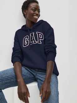 Bleu marine - Sweat à capuche Gap avec logo