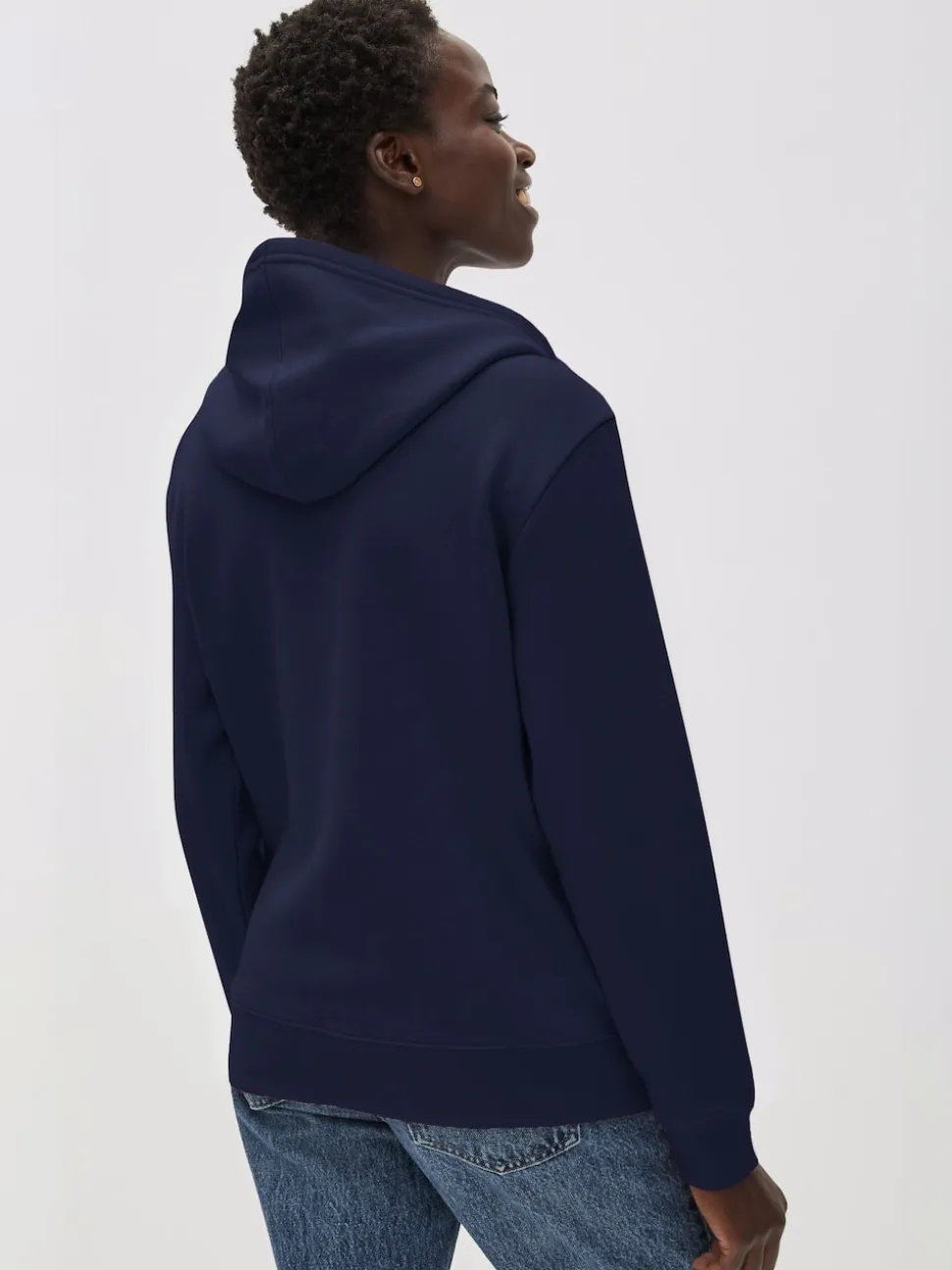 Bleu marine - Sweat à capuche Gap avec logo