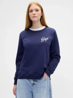 Bleu marine - Sweat Gap décontracté à logo