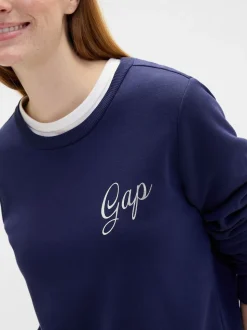 Bleu marine - Sweat Gap décontracté à logo