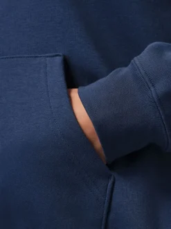 Bleu marine nocturne - Sweat à capuche Nike Jordan en polaire à enfiler
