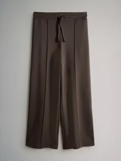 Bleu Marine/Marron Chocolat - Lot de 2 Joggings Coupe droite en modal The Set