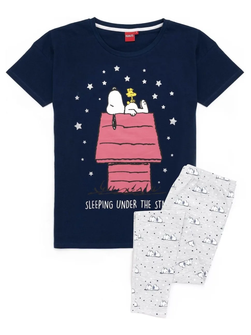 Bleu motif Snoopy - Pyjama Vanilla Underground Snoopy Short