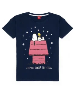 Bleu motif Snoopy - Pyjama Vanilla Underground Snoopy Short
