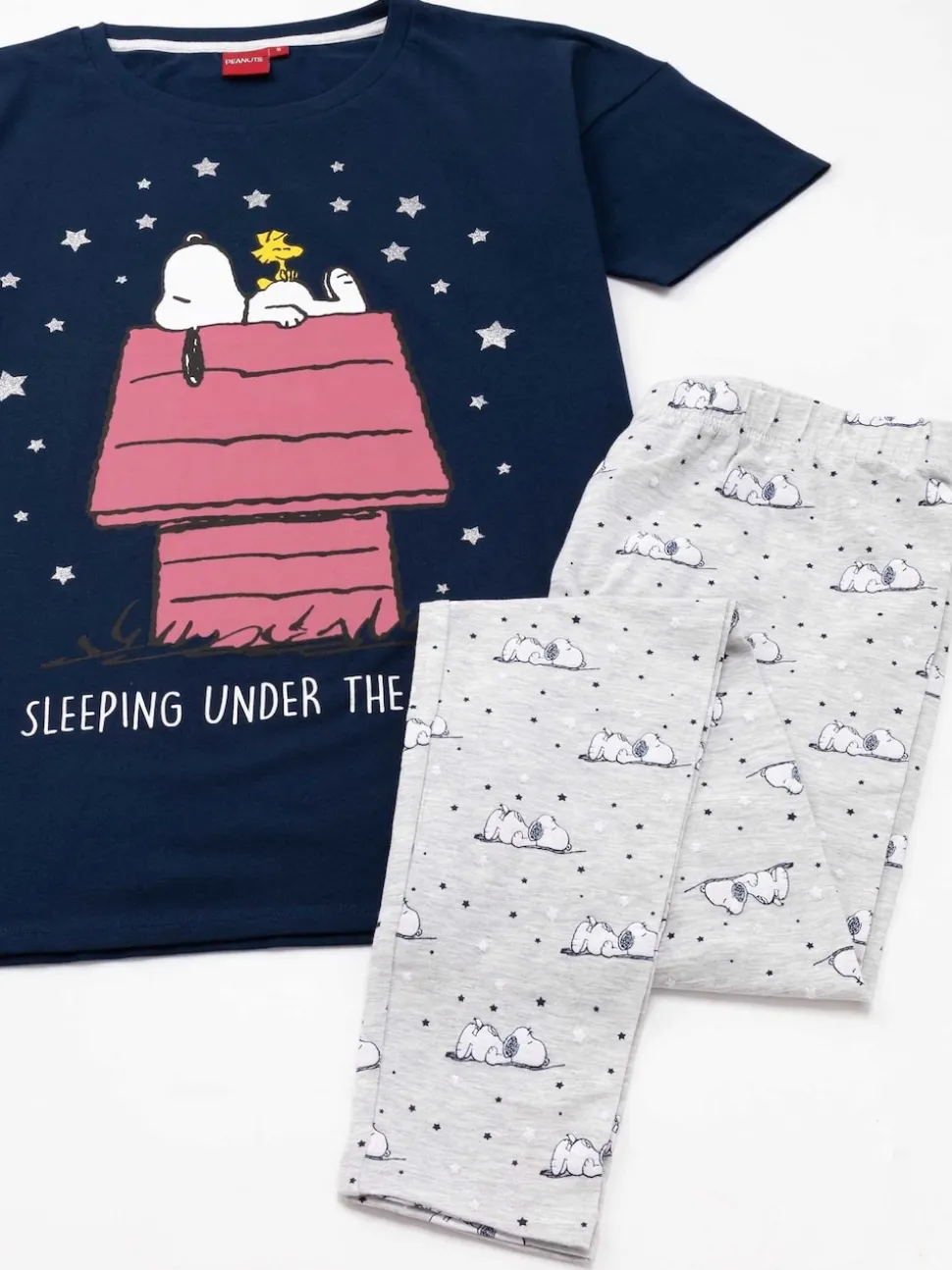 Bleu motif Snoopy - Pyjama Vanilla Underground Snoopy Short