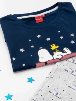 Bleu motif Snoopy - Pyjama Vanilla Underground Snoopy Short