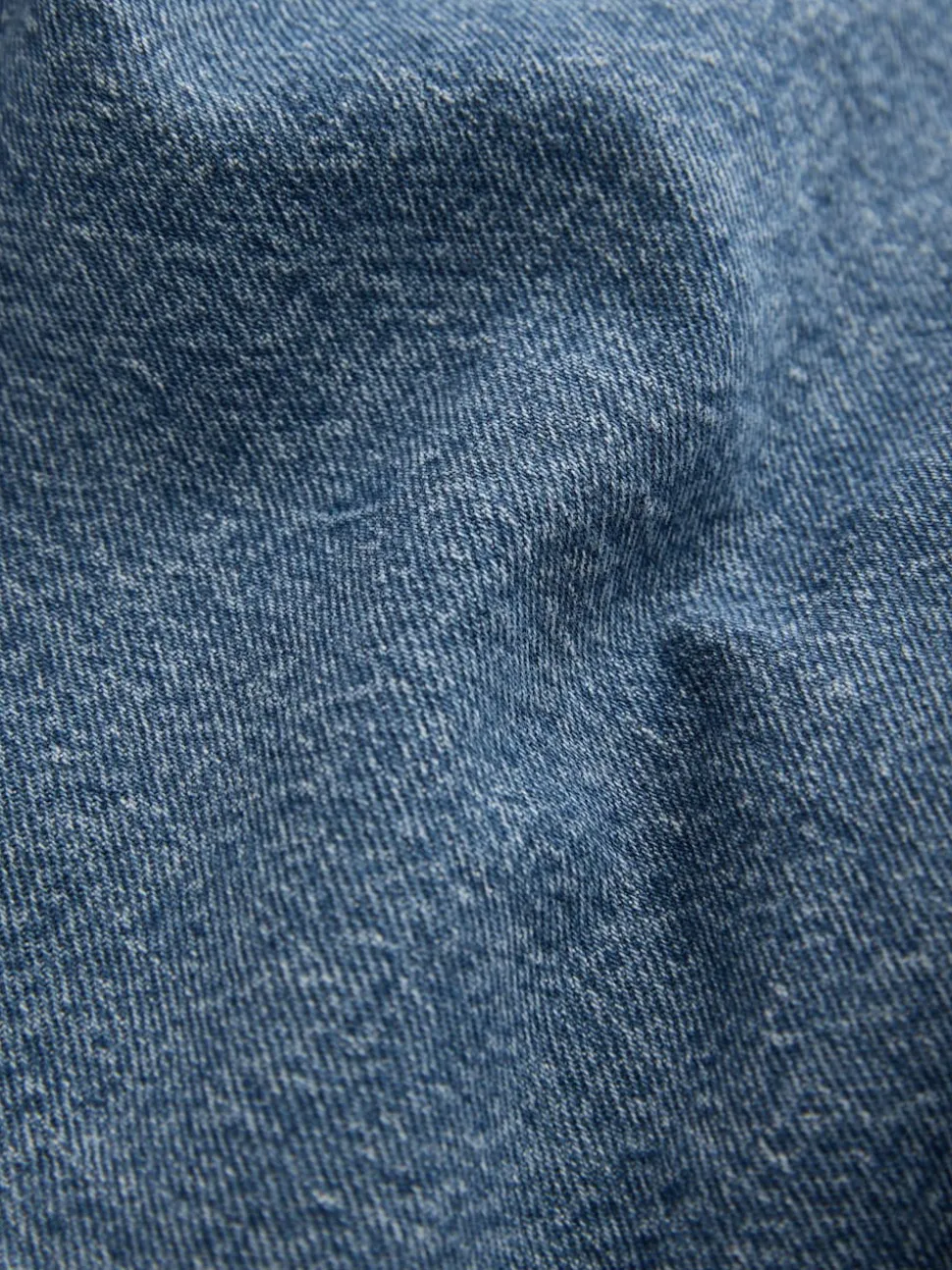 Bleu moyen - Bermuda en jean longueur Denim