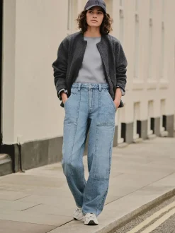 Bleu moyen - Jean charpentier droit cheville