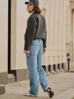 Bleu moyen - Jean charpentier droit cheville