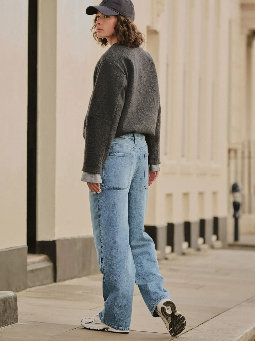 Bleu moyen - Jean charpentier droit cheville