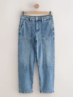 Bleu moyen - Jean charpentier droit cheville
