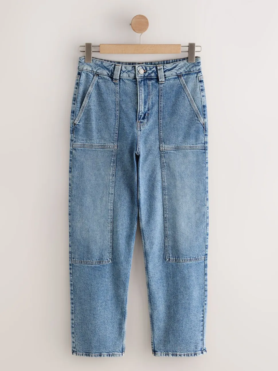 Bleu moyen - Jean charpentier droit cheville
