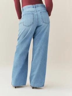 Bleu moyen - Jean Hourglass coupe large