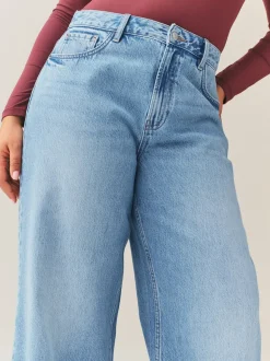 Bleu moyen - Jean Hourglass coupe large