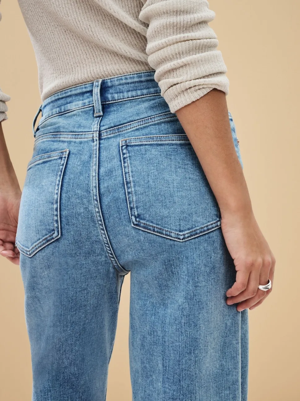 Bleu moyen - Jean large