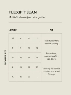 Bleu moyen - Jean évasé à enfiler Flexi Fit à taille haute