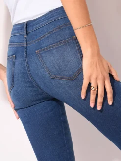 Bleu moyen - Jeggings taille haute Friends Like These