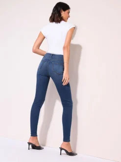 Bleu moyen - Jeggings taille haute Friends Like These
