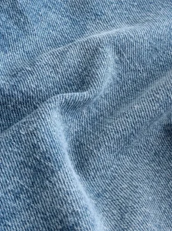 Bleu moyen - Short garçon en jean sablier
