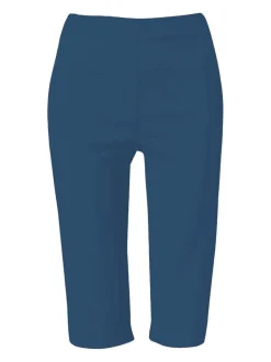 Bleu moyen - Short Roman stretch longueur genoux