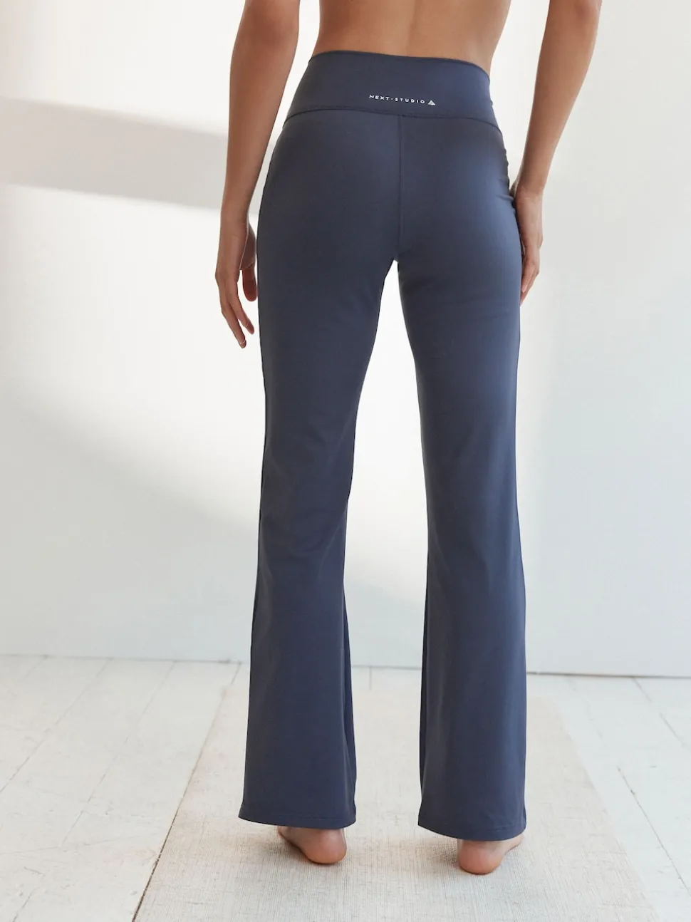 Bleu nuit - Leggings de sport de yoga évasés Supersoft Dry Tech