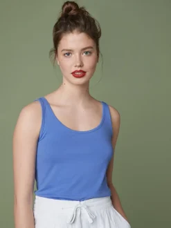 Bleu pâle - Veste épaisse de courroie