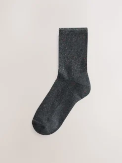 Bleu/Gris - Paquet de chaussettes à semelles coussinées de Neppy 4