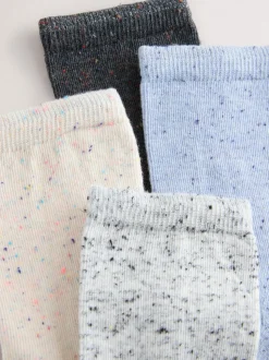 Bleu/Gris - Paquet de chaussettes à semelles coussinées de Neppy 4