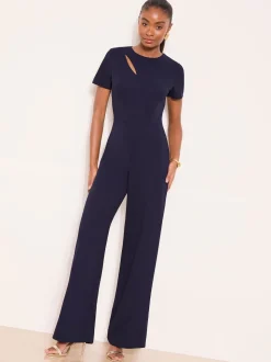 Bleu/Marine - Combinaison Lipsy Courts Manche Splice