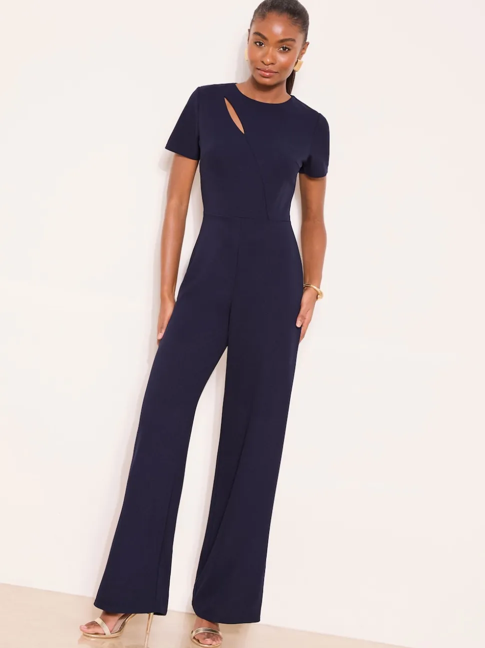 Bleu/Marine - Combinaison Lipsy Courts Manche Splice