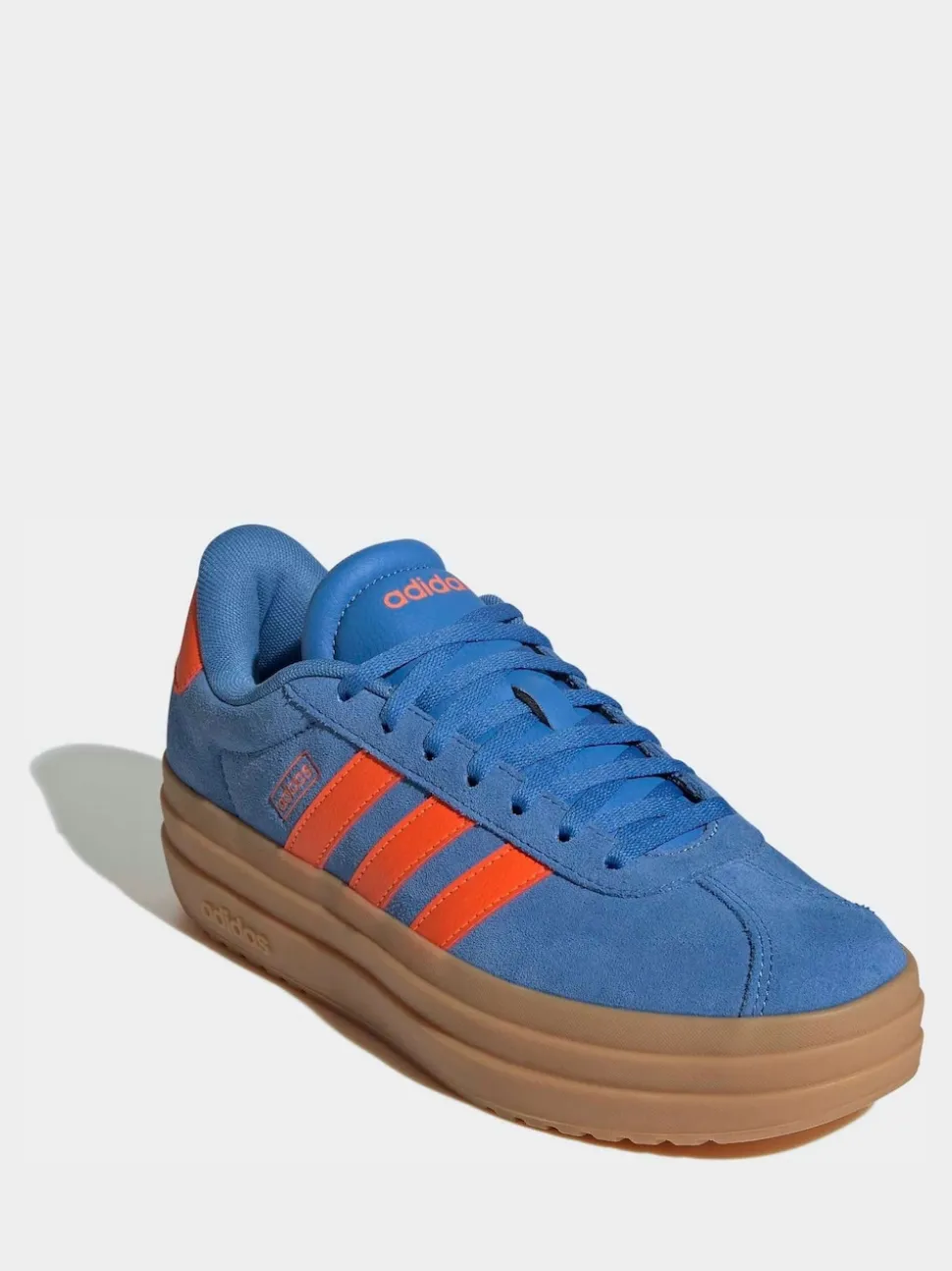 Bleu/Orange - adidas baskets VL Court Bold