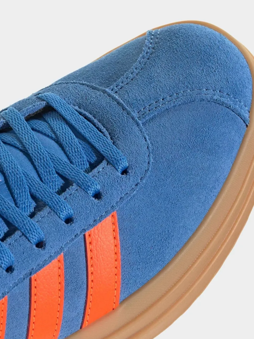 Bleu/Orange - adidas baskets VL Court Bold