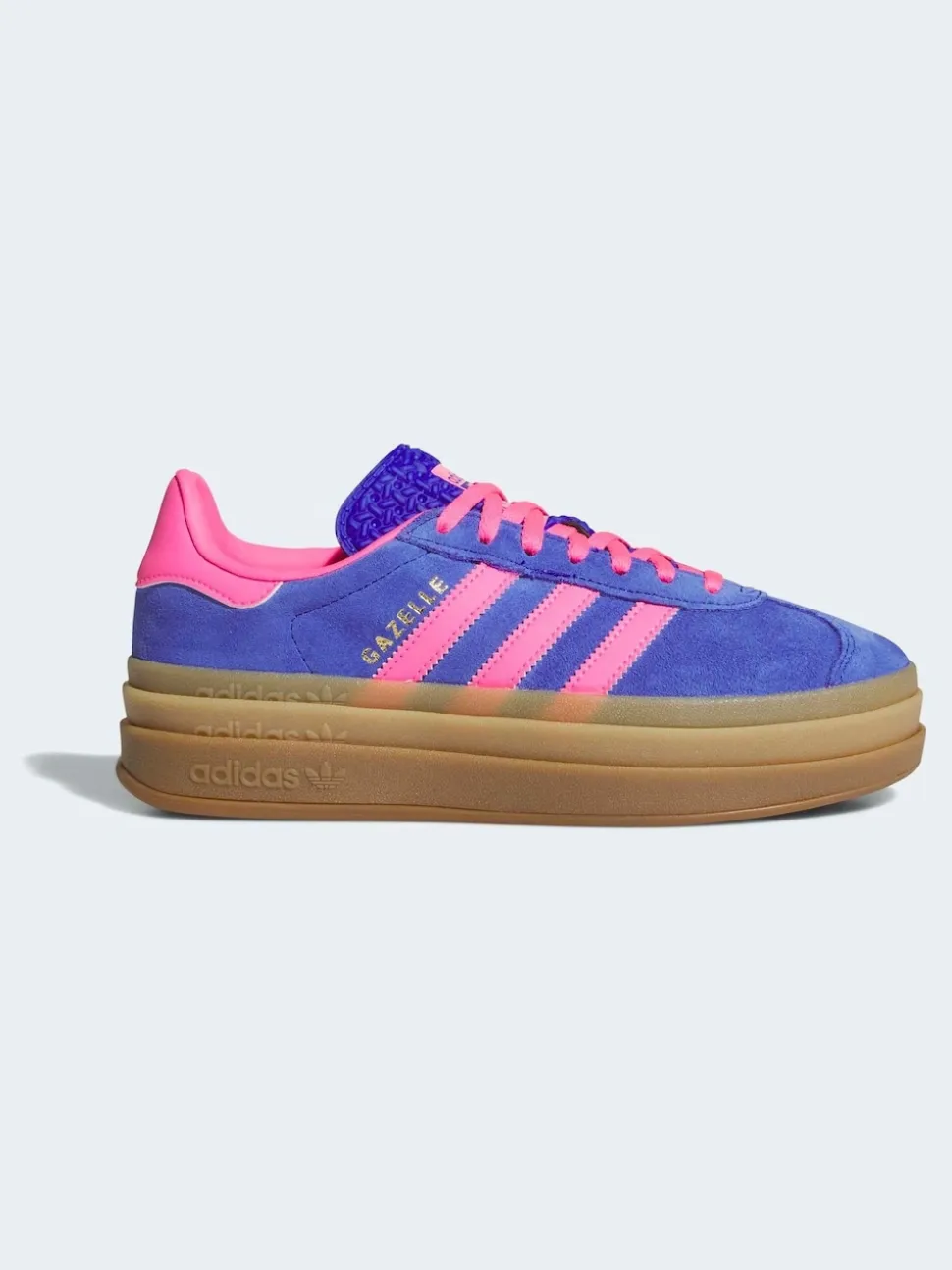 Bleu/Rose - Baskets adidas Originals Gazelle Bold W