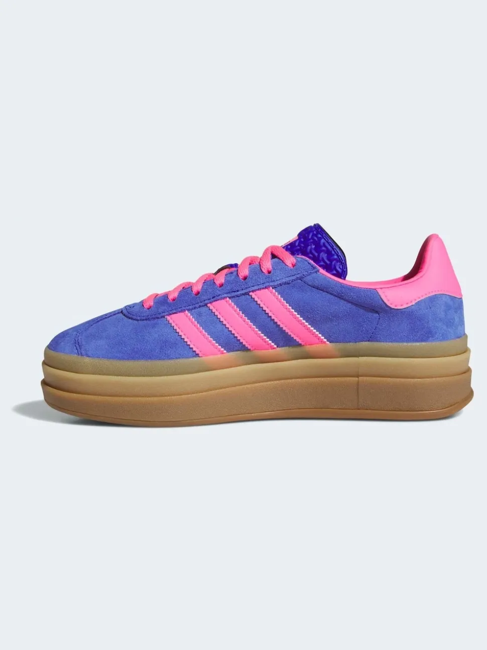 Bleu/Rose - Baskets adidas Originals Gazelle Bold W