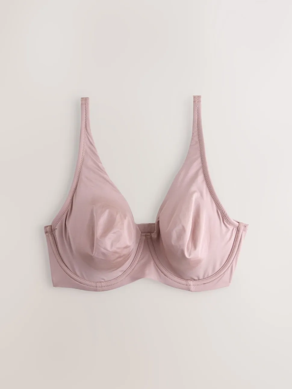 Bleu/rose/crème - T-shirt DD+ en microfibre lissant Ultimate Comfort Soutiens-gorge 3 Lot
