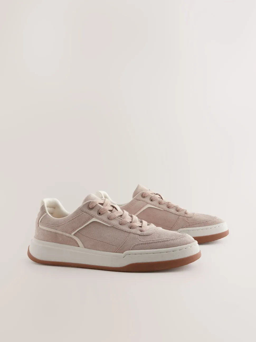 Blush Rose - Forever Comfort® Panelled Retro À lacets Trainers