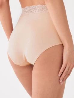Blush Rose - Lot de 4 culottes en coton et dentelle