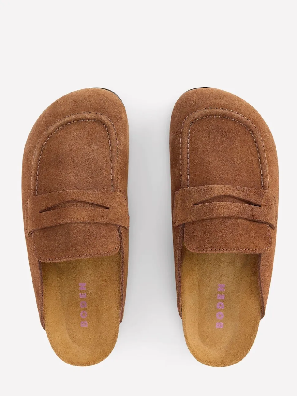 Boden sabots mules en daim