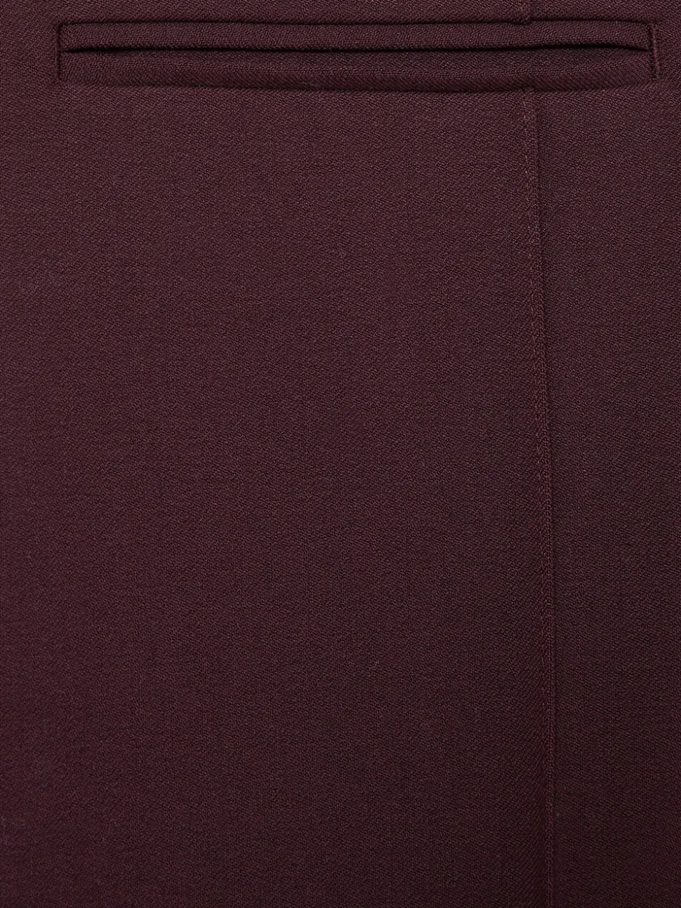 bordeaux - Pantalons évasés taille haute Reiss Claude