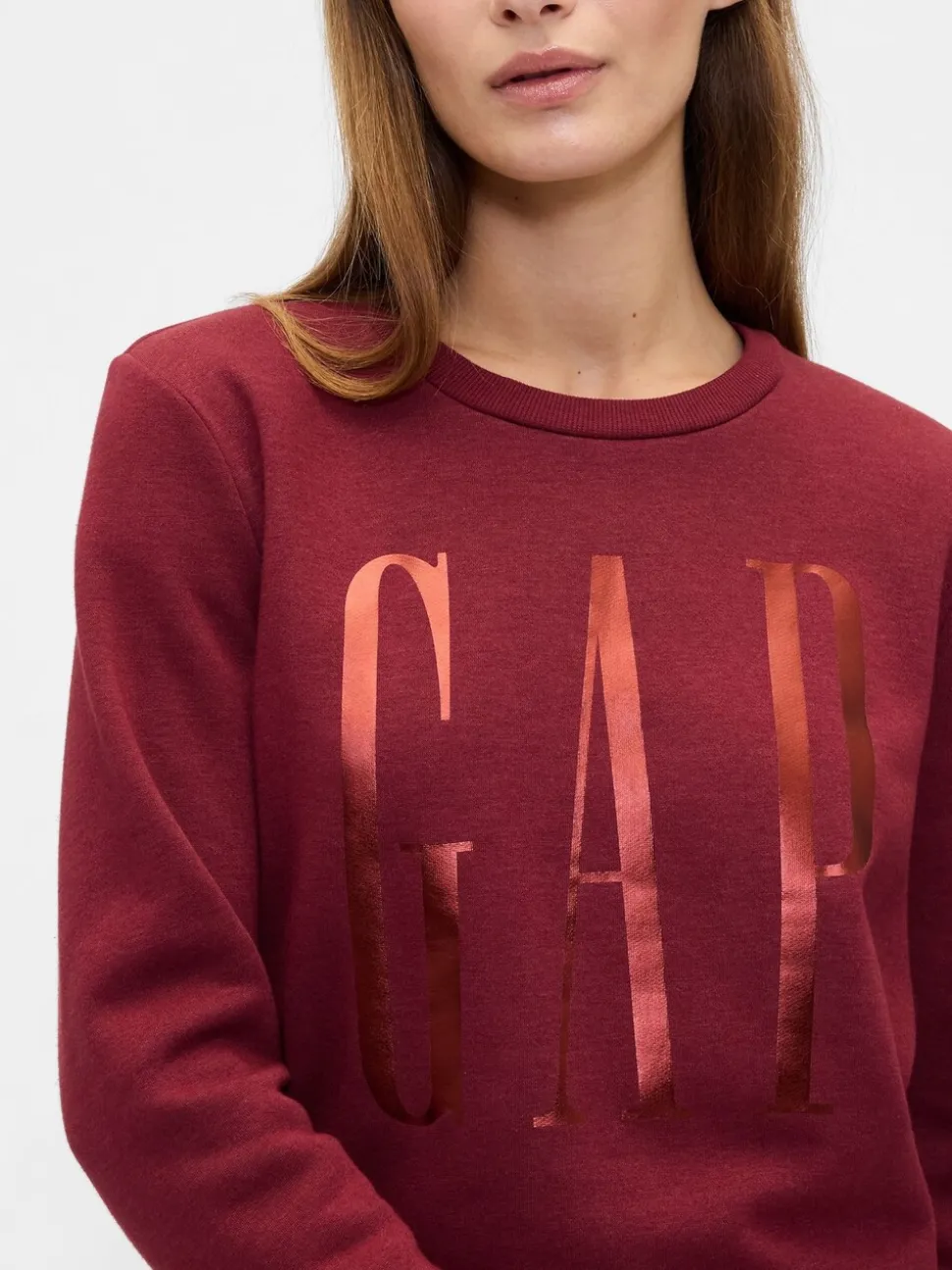 bordeaux - Sweat Gap décontracté à logo