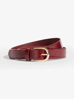 Bordeaux et noir - Lot de 2 ceintures Friends Like These cloutées