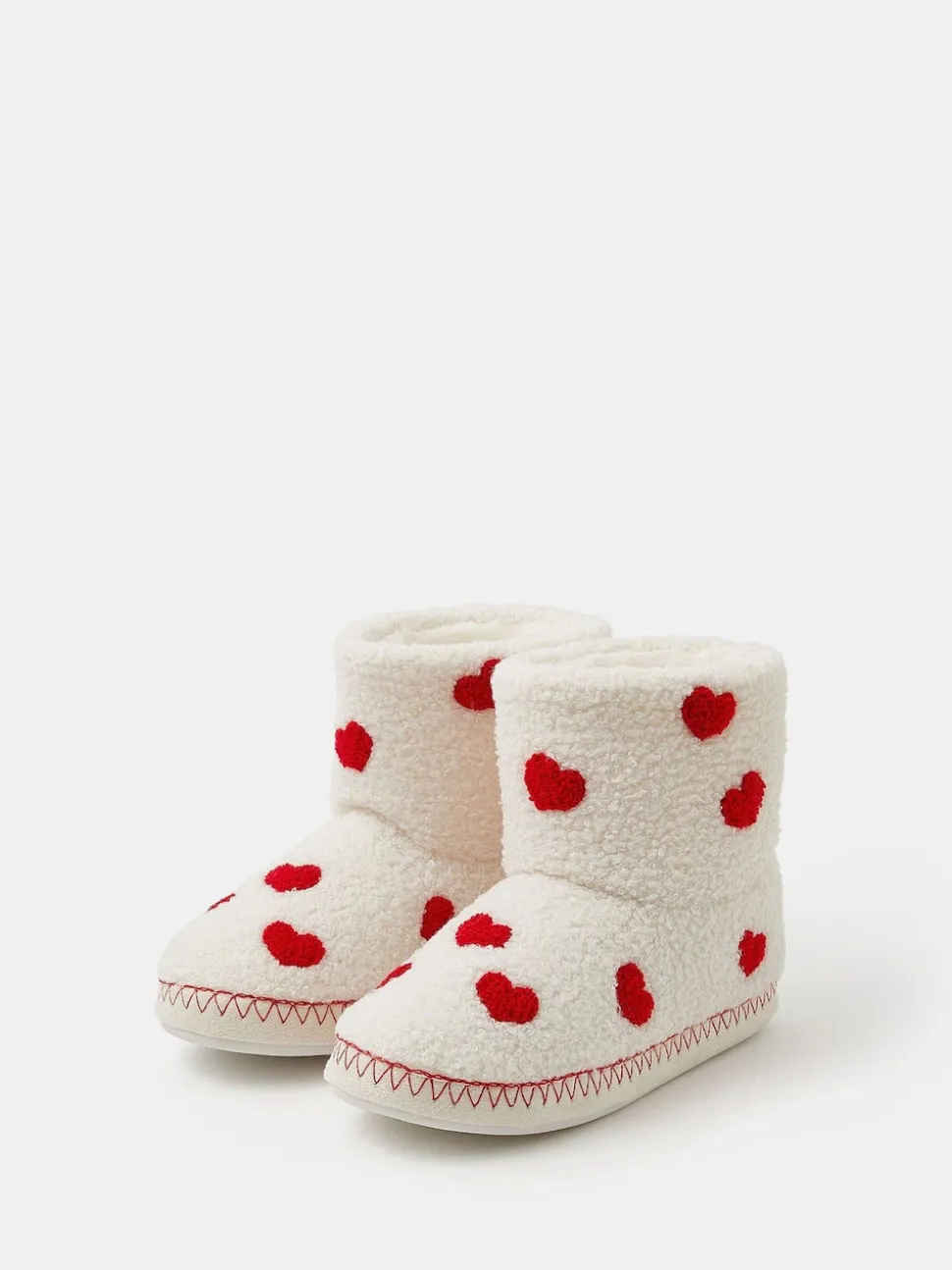 Bottes chaussons Accessorize imprimé cœur