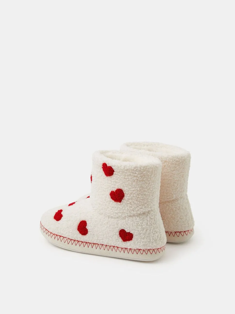 Bottes chaussons Accessorize imprimé cœur
