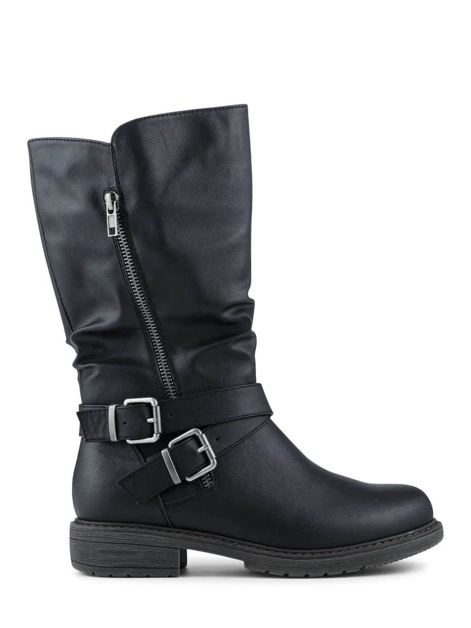 Bottes Coupe large Pavers zippée