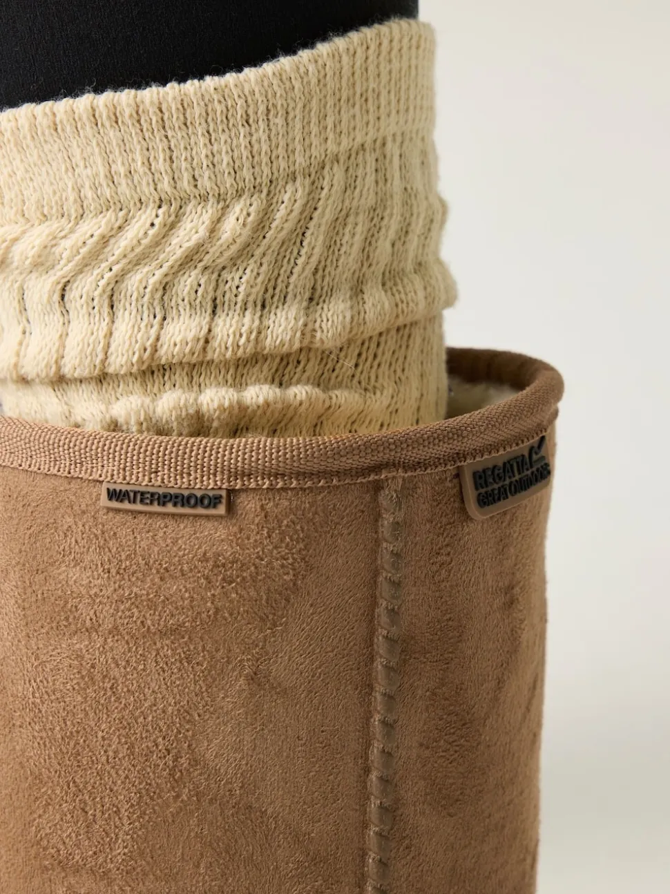 Bottes imperméables Regatta Risley mi-longues doublées de fausse fourrure