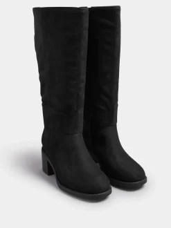 Bottes Yours Curve hauteur genou à talon carré